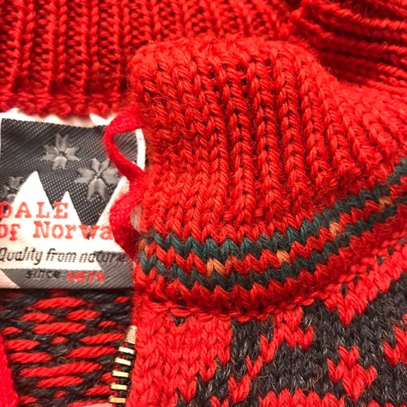 Dale of Norway Red Sweater Size Small - Picture 9 of 16